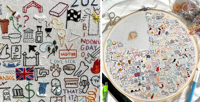 A 2022 Embroidery Journal - Inspirations Studios